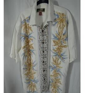La Cabana Men's XL Rayon Short Sleeve Button Up Shirt Hawaiian Vacation Cruise
